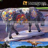 My Dino-C042 Colored Fiberglass Cow Model for Sale thumbnail-5