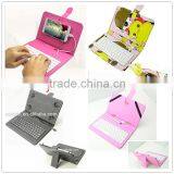 New Arrival Universal Leather Flip Tablet Case With Keyboard Low Price Cheap Guangzhou thumbnail-6