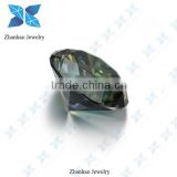 hot sale green round cutting cheapest moissanite