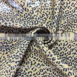 high quality leopard print chiffon fabric for sun top dress sandal