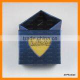 Lovely Dark Blue Christmas Gift Heart Ring Box Wholesale ZTPB-0020 thumbnail-1