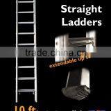 Aluminium 2 Section Straight Ladders 10 Ft. thumbnail-1