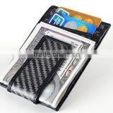 Unisex Luxury Magnetic Carbon Fiber Wallet Card Holder Factory Wholesale Price thumbnail-2