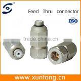 QR540 QR500 CATV Connector Aluminium Type Feed Thru connector