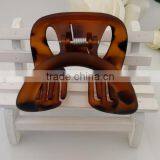 Ladies Black Brown Plastic Butterfly Style Hairpin Hair Claw Clip Goody Claw Clip Curved Pack of 3 thumbnail-1