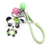 Promotional Leather Metal Key Chain Keyring With Custom Sticker Logo thumbnail-3