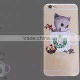 2016 Best Selling Funky Animal Pattern Cute Cat Painting Mobile Phone Case for Iphone thumbnail-5