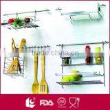 Multifunctional Storage Stainless Steel Kitchen Utensil Rack, Kitchen Rack thumbnail-1