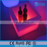 PE Plastic Waterproof Led Lighted Ice Bucket,bar/party Wine Bottle Cooler