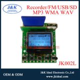 LCD usb sd fm radio 12v audio amplifier mp3 recorder sound module