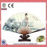 classical chinese hand made bamboo paper fan for promotional gifts