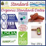 Organic Standard Dates "Deglet Noor" Category, Standard Organic Dates, Healthy Fruit , Organic Standard Dates 250g Tray thumbnail-1