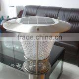 3.6V Stainless Steel Solar Sunflower Garden Light thumbnail-3