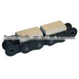 Rubber Covered Roller Chain with Vulcanized Elastomer Profiles