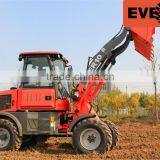 ER10 Everun Brand New Radlader 1.0 Ton CE Certificated With Pallet Forks thumbnail-1