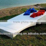 OEM Blow Molding Plastic Floating Dock Plastic HDPE Pontoon Floats Huizhou Factory thumbnail-3