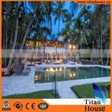 2015 Hot Sale Luxury Modular Prefabricated Light Steel Structure House With Swimming Pool thumbnail-2