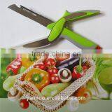 Kitchen Knife With Cutting Board 2 in 1 Universal Knife Food Chopper Food Scissors Slicer Vegetable Chopper thumbnail-1