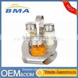 Wholesale 6Pieces Kitchenware Stainless Steel 304 150ml/40ml Spice Jar thumbnail-4