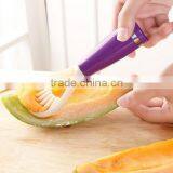 Colorful Multifunction Plastic Vegetables Fruits Remove Seeds Spoon thumbnail-2