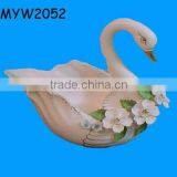 NEW Decoration Ideas Swan Design Ring Plate or Candy Dish Porcelain Ceramic Wedding Vase thumbnail-1