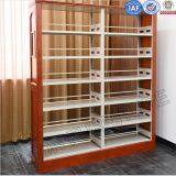 Library Double Sided Bookcase Furniture Metal Multi-layer Book Shelf thumbnail-3