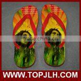 Factory Hot Sell DIY Personalized Sublimation Blank Rubber Flip Flops thumbnail-2