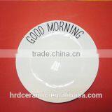 Wholesale Hotel Event Restaurant White Round Custom Cheap Ceramic Plates thumbnail-5
