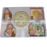 Polyresin Pink Baby Gift Set thumbnail-1
