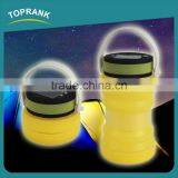 New Design Outdoor Camping Foldable Rechargeable Silicon Portable Solar Lamp thumbnail-1