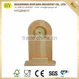 Unfinished Wholesale Home Decoration Wooden Clock thumbnail-5