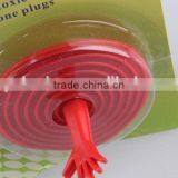 Hand Shaped Spiral Circular Silicone Sink Stopper thumbnail-4