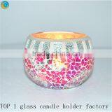 PINK Mosaic Candle Holders Luxury Candles Australia