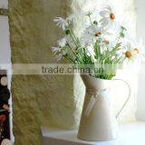 Galvanzied Metal Flower Jugs