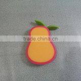 Fruit Pear Shape Sponge Customized Shape Cleaning Sponge Kitchen Sponge Can be Printed Logo thumbnail-2