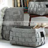 2017 New Fashion Eco Friendly Handmade Custom Felt Storage Basket China Suppliers thumbnail-2
