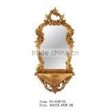 Gold Living Room Furniture Wall Panel With Silver Mirror For Interior Decor thumbnail-1