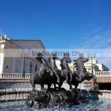 2016 High Quality Metal Crafts Garden Decor Bronze Big Water Horse Fountains thumbnail-2