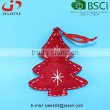 BSCI Audit Factory Cheap Price Christmas Decoration Felt Ornaments Non-woven Hanging Tree thumbnail-3