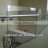 Glass Railing With Slot Channep Pipe And Tempered Glass Panels thumbnail-3