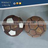 Middle East Market Recycle Leather Football, Cheap Laminated Soccer Ball thumbnail-3