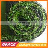 Three Tones Flat Shape Synthetic Grass for School Paly Areas thumbnail-4