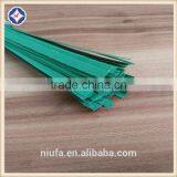 100pcs 4" Paper Green Twist Ties for Bakery Cello Bags thumbnail-1