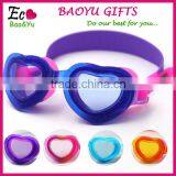 2016 Fashionable Heart Design Lens Swimming Goggles With Anti Fog thumbnail-1