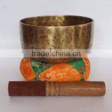 High Quality "C" Chakra Note Upper Shape Handmade Tibetan Singing Bowl thumbnail-2