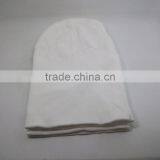 Hat Manufacturer of Pure White Acrylic Knitted Hat Warm and Lovely thumbnail-1
