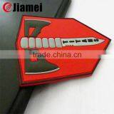 Cheap Soft Pvc Injection Mould Clothing Rubber Label for Garment