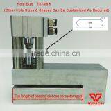 Pneumatic Portable Hole Punch Machine For Plastic Bag Small Straight Hole