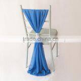 72*190cm Free Shipping Chiffon Chair Sashes Yellow/Wine/Blue/Purple/Pink Chair Sashes For Wedding Chiavari Chair Decoration thumbnail-5