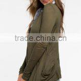 Latest Design Ladies Long Sleeve Open Front Cardigan Factory Price thumbnail-3